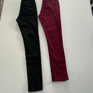 Elegant Stretchy Skinny Pants for Women lot of 2